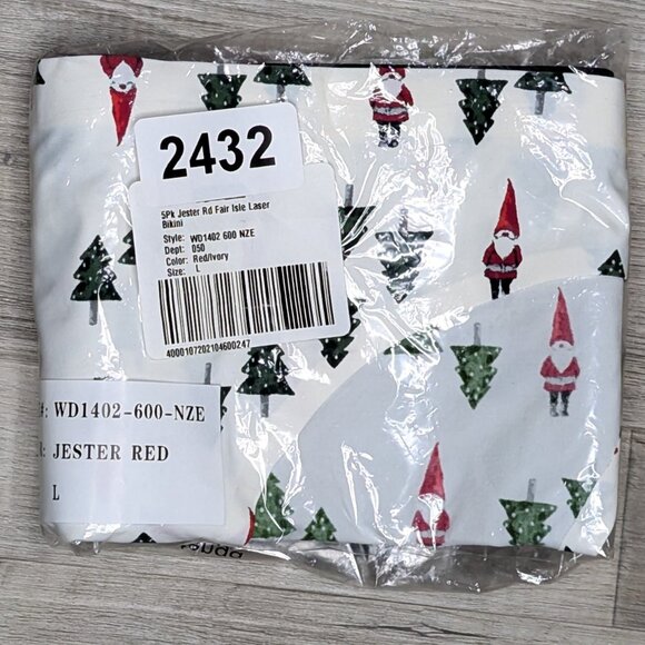 Rae Dunn* Women's‎ 5PK Jester RD Fair Isle Holiday Bikini Briefs~ Size Large - Picture 9 of 9